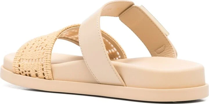 Raffia FF-Embroidered Sandals - Image 3