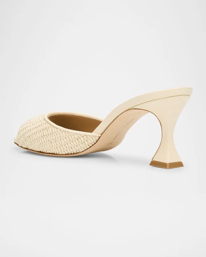 Raffia Jadara Slide Sandals - Image 2