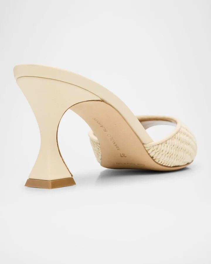 Raffia Jadara Slide Sandals - Image 3