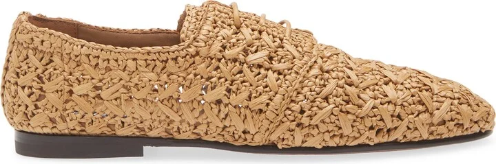 Raffia Lace-Up Loafer - Image 3