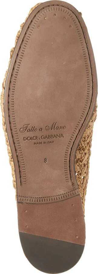 Raffia Lace-Up Loafer - Image 6