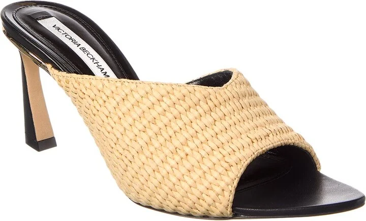 Raffia & Leather Sandal