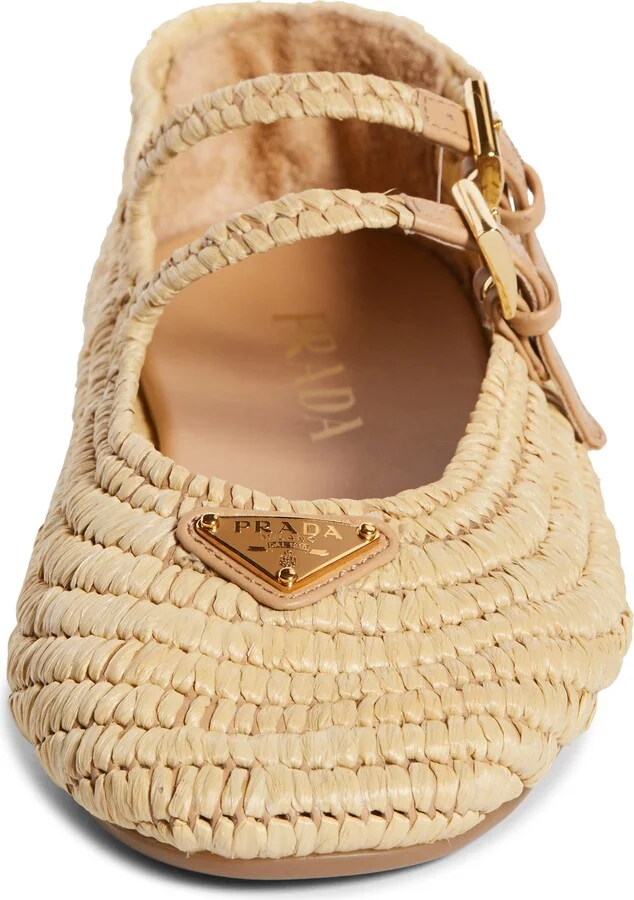 Raffia Mary Jane Flat - Image 4