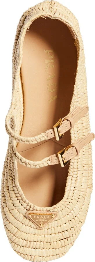 Raffia Mary Jane Flat - Image 5