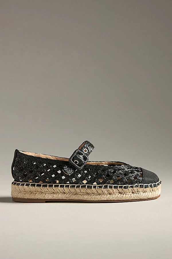 Raffia Mary Jane Flats - Image 2