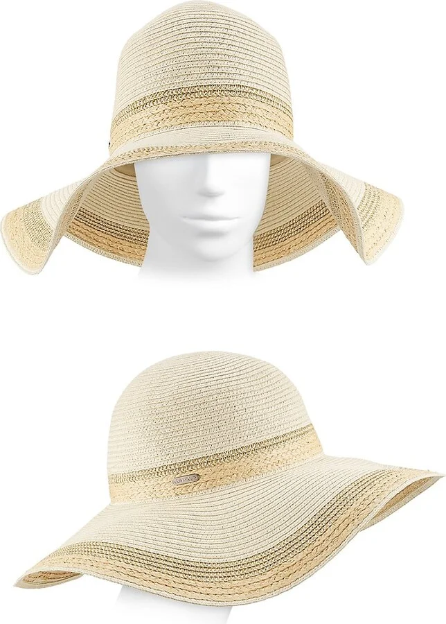 Raffia Metallic Sunhat - Image 3