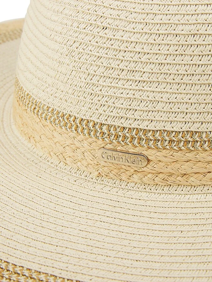 Raffia Metallic Sunhat - Image 4