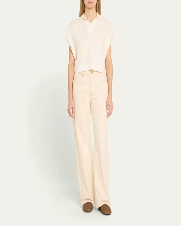 Raffia Monili Loafer Mules - Image 3