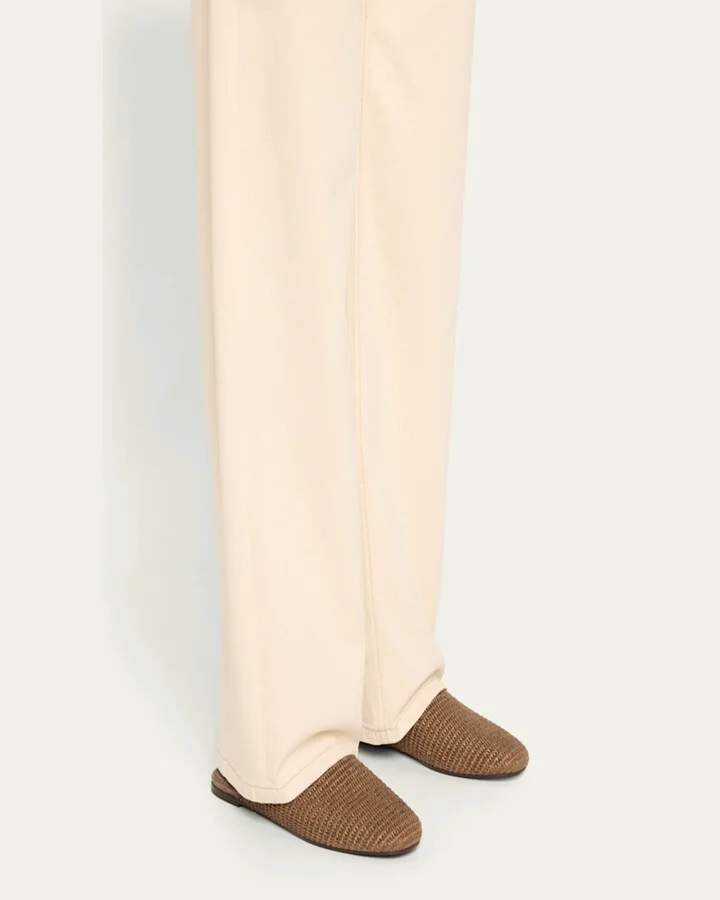 Raffia Monili Loafer Mules - Image 4