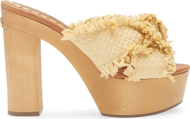 Raffia Platform Sandal - Image 3