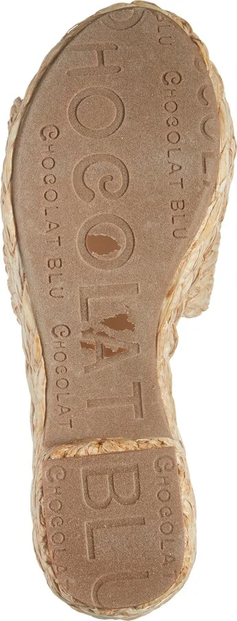 Raffia Platform Slide Sandal - Image 6