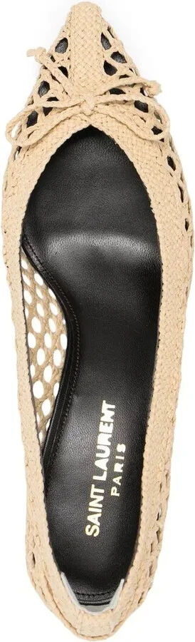 Raffia Pointed Pumps - Image 4