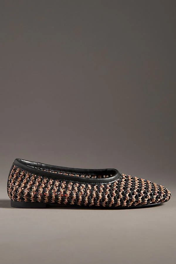 Raffia Riad Ballet Flats