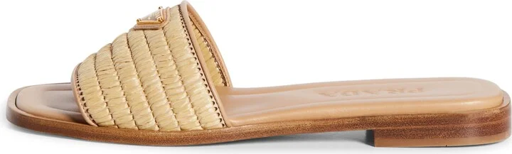 Raffia Slide Sandal - Image 3