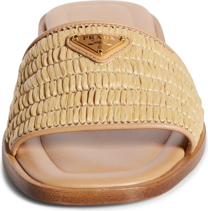 Raffia Slide Sandal - Image 4