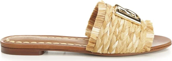 Raffia Slipper