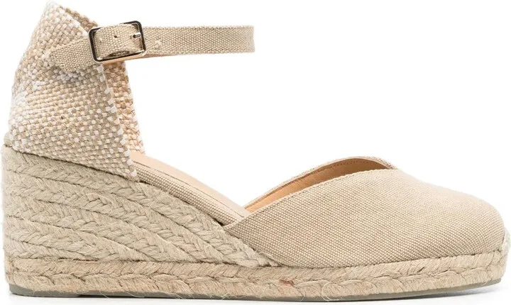Raffia-Wedge Espadrilles