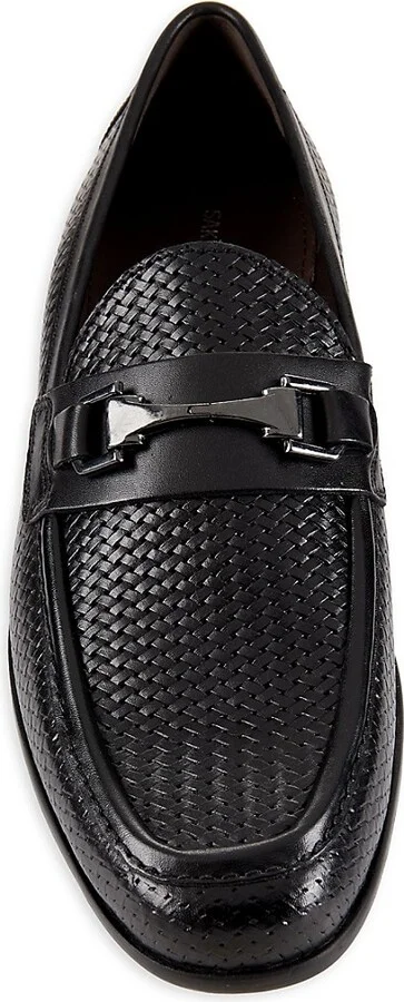Raffia-Woven Riding Bit Loafers - Image 5