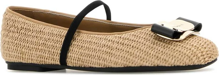 Raffia Zina Ballerinas - Image 2