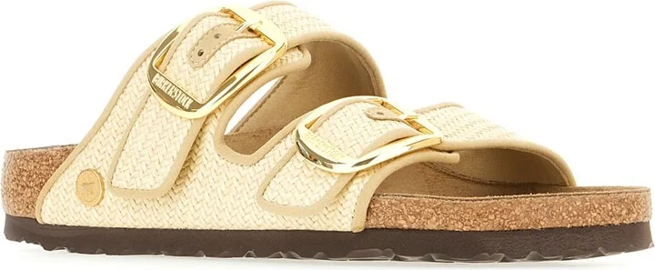 Rafia Arizona Big Buckle Sandals - Image 2