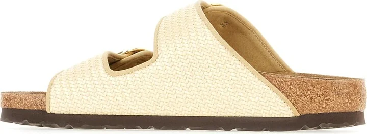 Rafia Arizona Big Buckle Sandals - Image 3