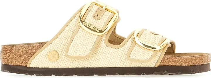 Rafia Arizona Big Buckle Sandals