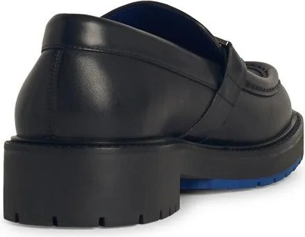 'raft' Black Leather Loafers - Image 3