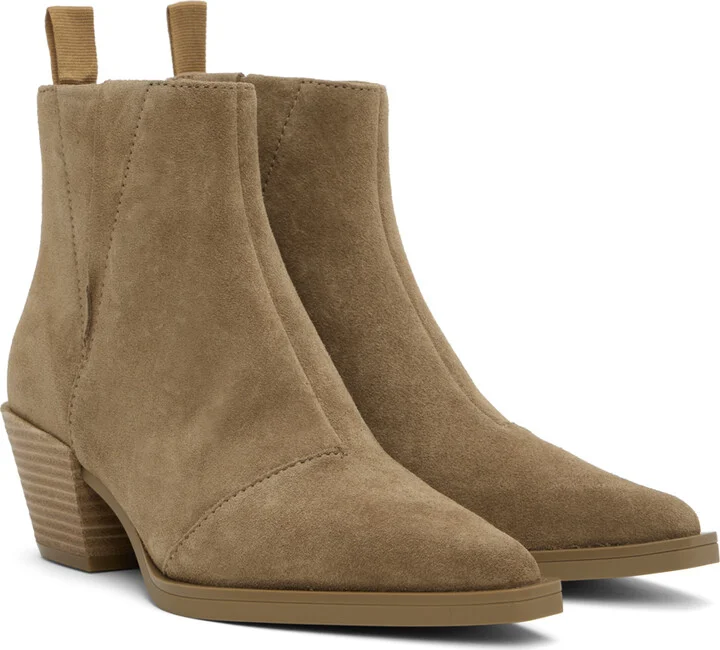 rag & bone Beige Dart Boots - Image 4