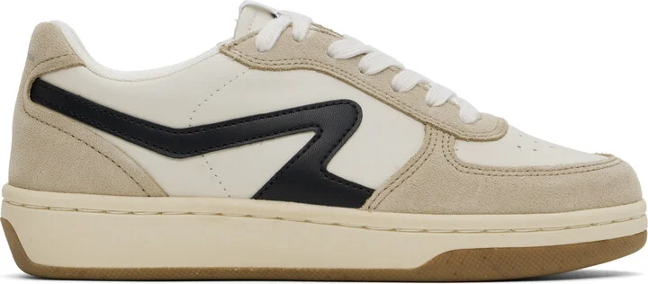 rag & bone Beige Retro Court Leather Sneakers
