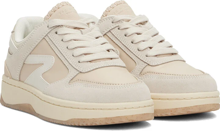 rag & bone Beige Retro Tennis Sneakers - Image 4