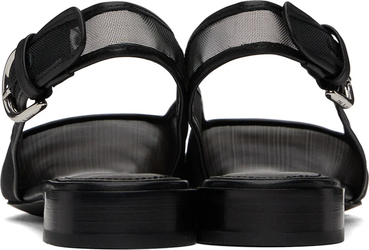 rag & bone Black Astra Slingback Ballerina Flats - Image 2