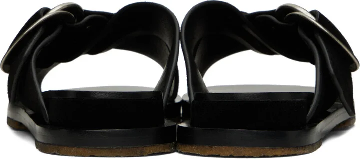 rag & bone Black Beau Cross Sandals - Image 2