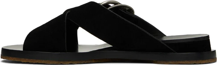 rag & bone Black Beau Cross Sandals - Image 3
