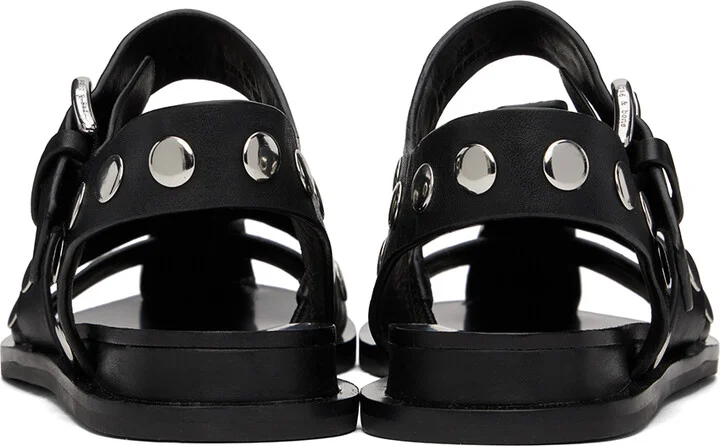 rag & bone Black Beau Fisherman Sandals - Image 2