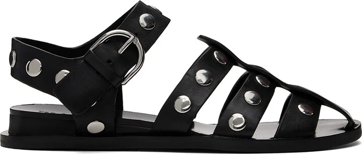 rag & bone Black Beau Fisherman Sandals