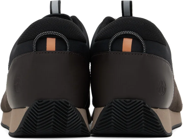 rag & bone Black & Brown Pursuit Retro Runner Sneakers - Image 2