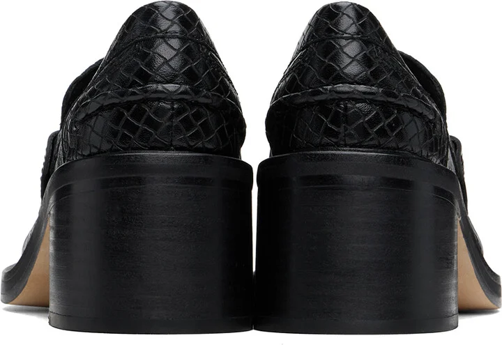 rag & bone Black Carter Leather Loafer Heels - Image 2