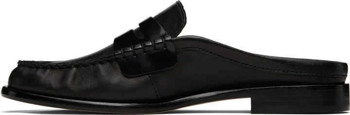 rag & bone Black Carter Leather Mule Loafers - Image 3