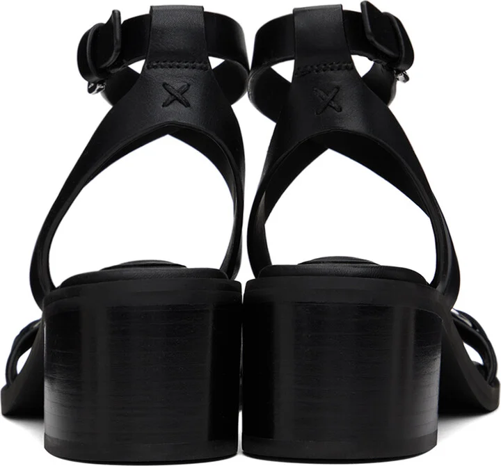 rag & bone Black Geo Chain Block Heeled Sandals - Image 2