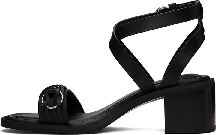 rag & bone Black Geo Chain Block Heeled Sandals - Image 3