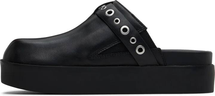 rag & bone Black Geo Platform Mules - Image 3
