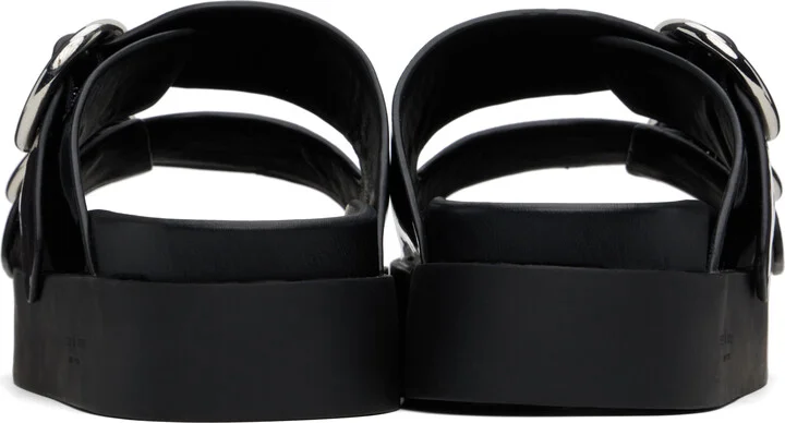 rag & bone Black Geo Platform Sandals - Image 2