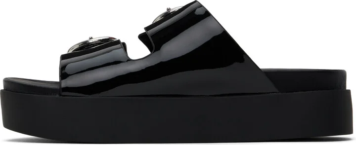 rag & bone Black Geo Platform Sandals - Image 3