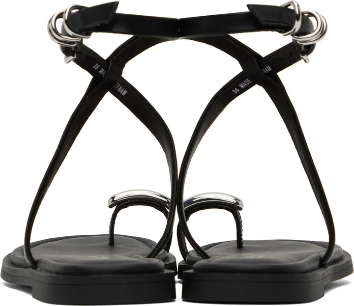 rag & bone Black Geo Ring Sandals - Image 2