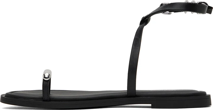 rag & bone Black Geo Ring Sandals - Image 3