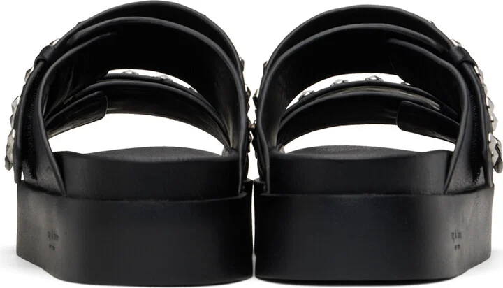 rag & bone Black Geo Stud Platform Sandal - Image 2