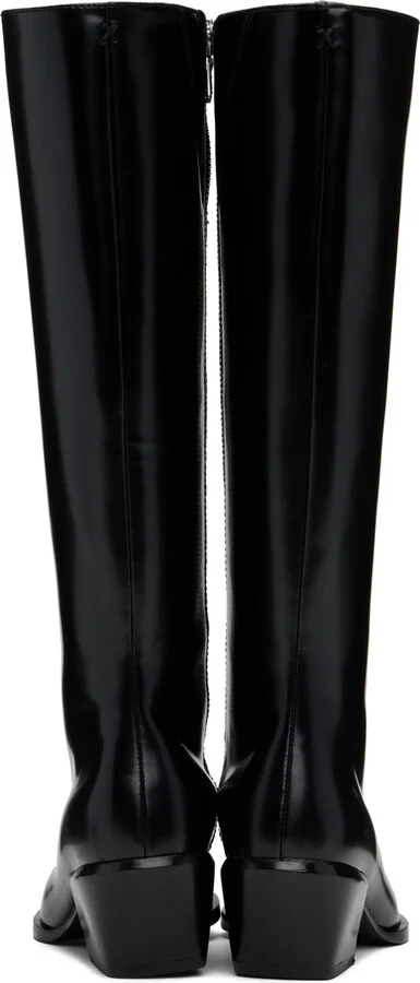 rag & bone Black Joni Knee High Tall Boots - Image 2