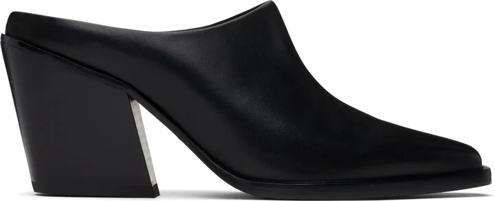 rag & bone Black Joni Leather Mules