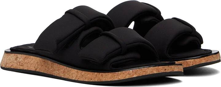 rag & bone Black Parque Slides - Image 4