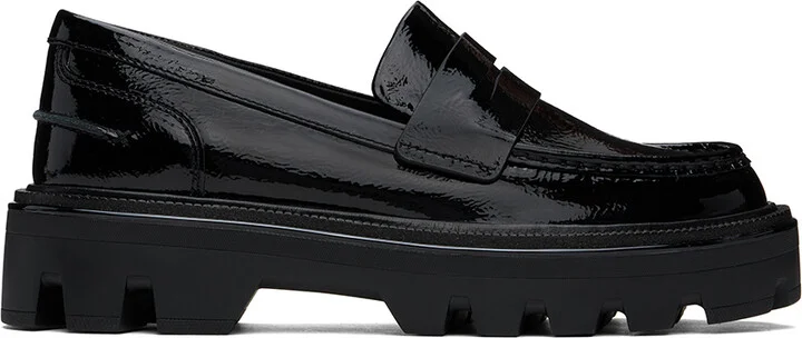 rag & bone Black Quinn Loafers